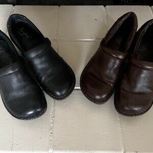 2 Pairs of B.O.C. Born Concept Peggy Clogs